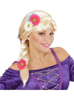 Peruca Rapunzel para adulto