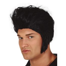 Peruca preta Rocker Rey