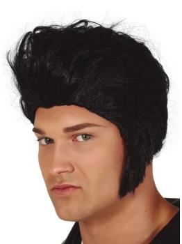 Peruca preta Rocker Rey