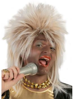Peruca fantasia de estrela pop Tina Turner