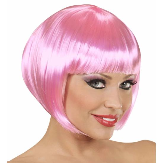 Peruca de fantasia de cabaré rosa cabaré Peruca de fantasia de cabaré rosa cabaré