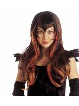 Peruca de fantasia de Vampira Fashion.