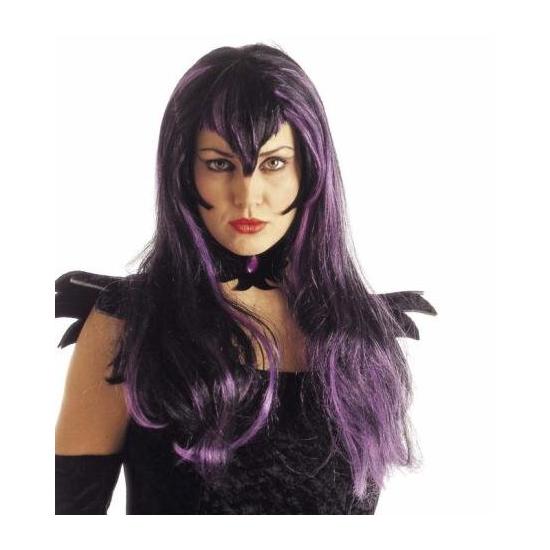 Peruca de fantasia de Vampira Fashion.