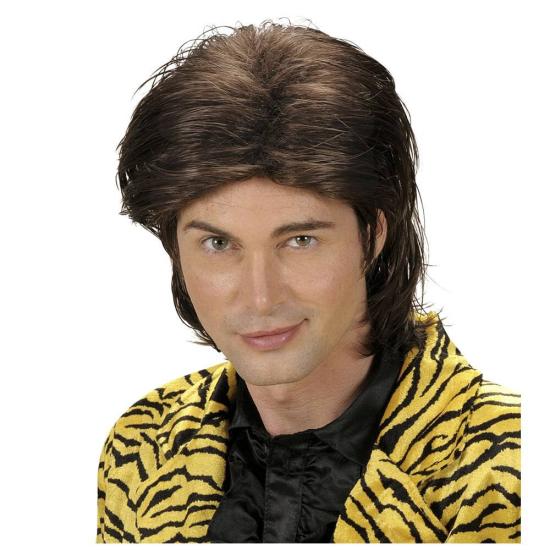 Peruca masculina com efeito molhado Peruca masculina com efeito molhado