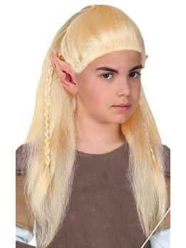 Peruca Elfo Legolas criança