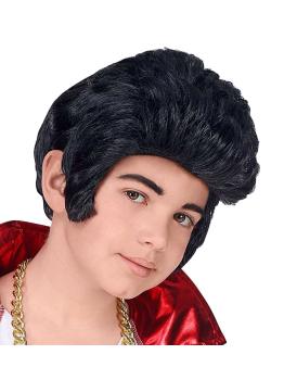 Peruca infantil Elvis King of Rock