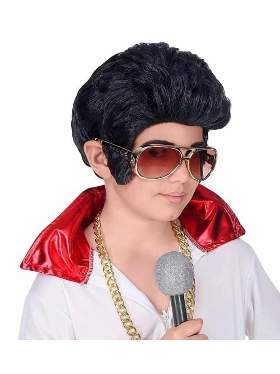 Peruca infantil Elvis King of Rock