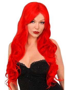 Peruca Cosplay Espiral Vermelha