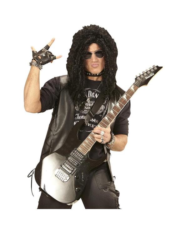 Peruca adulta de estrela de hard rock