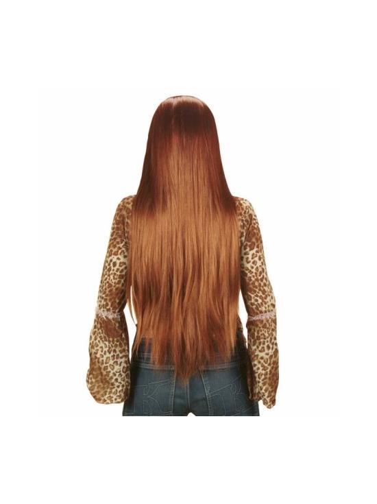 Peruca de cobre extra longa