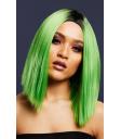 Peruca Fever Kylie, mistura de dois tons, verde limão