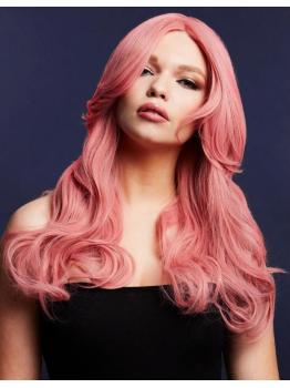 Peruca Fever Nicole, True Blend, Rosa Cinza
