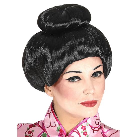 Peruca de gueixa para adulto Peruca de gueixa para adulto