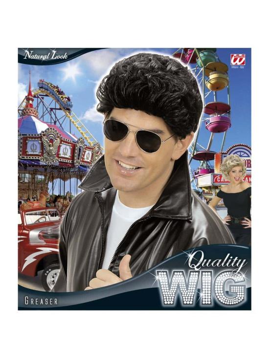 Peruca preta de graxa Bad Boy