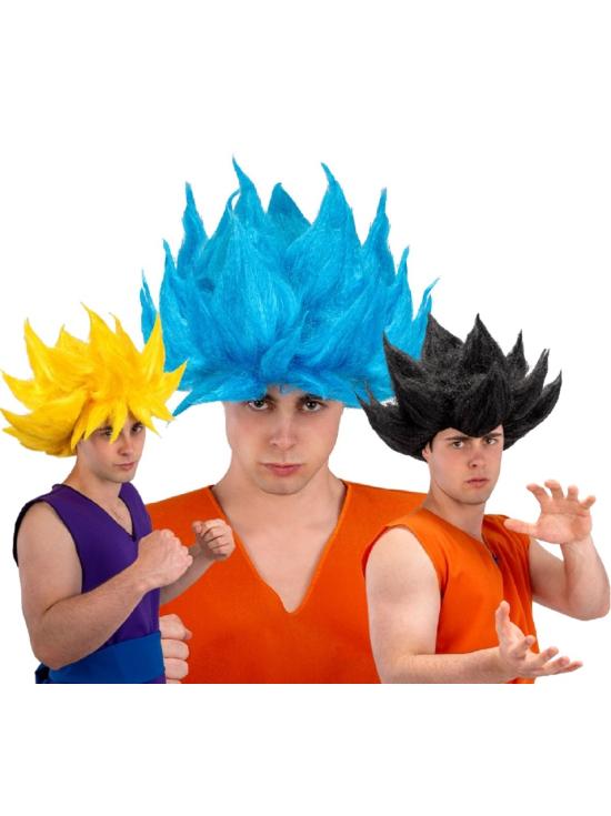 Peruca Dragon Ball Manga Warriors – 3 cores