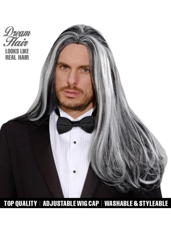 Peruca de Halloween de luxo