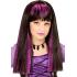 Peruca Violeta de Halloween para Menina