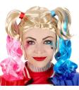 Peruca de vilão Harley Joker