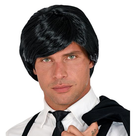 Peruca estilo intelectual retrô masculina – 4 cores disponíveis