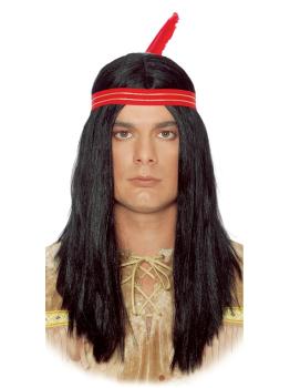 Peruca Indiana com Pena