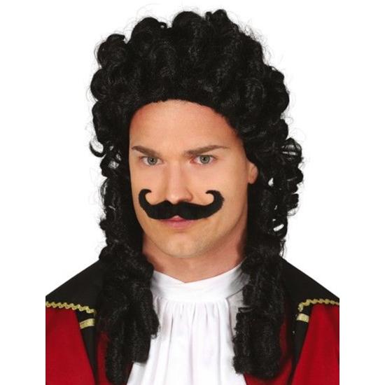 Peluca larga y rizada de capitán pirata Peluca larga y rizada de capitán pirata
