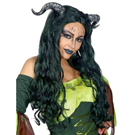 Peruca Malévola com Chifres Peruca Malévola com Chifres
