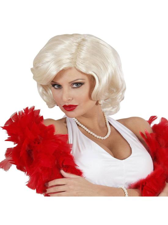 Peruca de estrela de cinema Marilyn Diva.