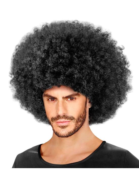 Peluca Maxi Afro Negra Jimmy