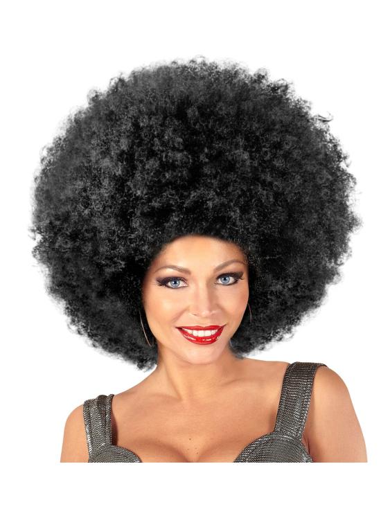 Peluca Maxi Afro Negra Jimmy