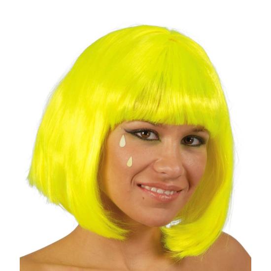 Peruca Juba Amarela Média Peruca Juba Amarela Média