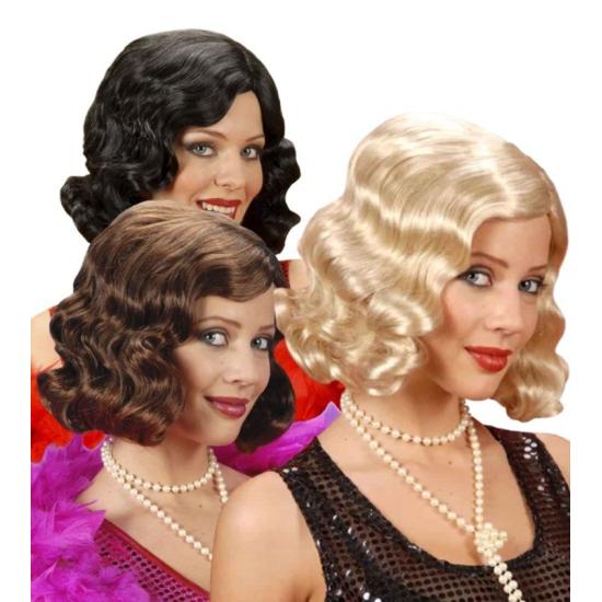 Peruca de comprimento médio dos anos 20 Peruca de comprimento médio dos anos 20