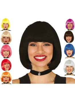 Peruca de cabelo médio longo em cores sortidas