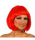 Peruca de cabelo ruivo médio