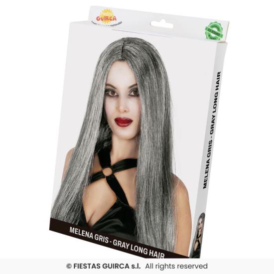 Peruca Long Gray Mane: Mude seu visual em segundos