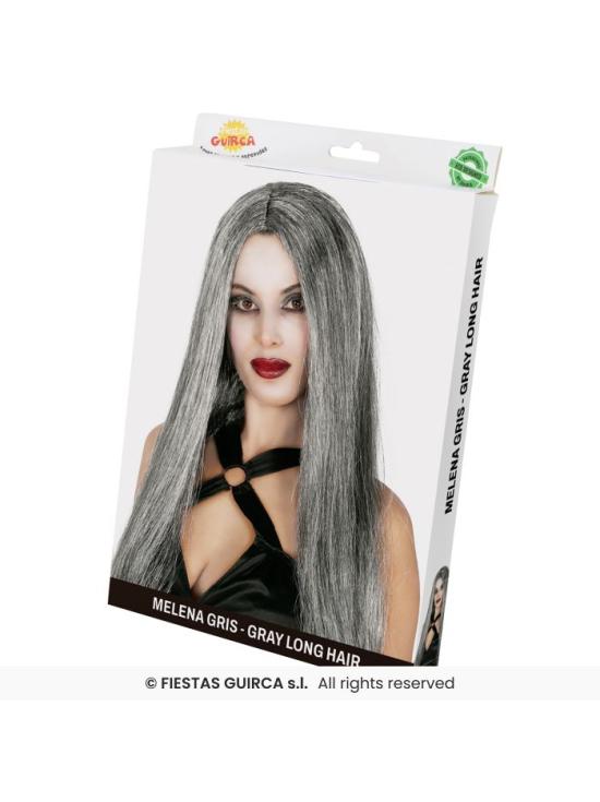 Peruca Long Gray Mane: Mude seu visual em segundos