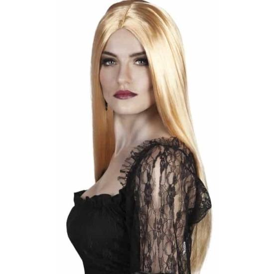 Peruca de cabelo loiro econômica