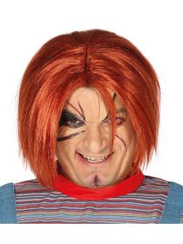 Peruca de boneco Chucky Devil