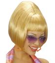 Peruca loira feminina dos anos 70