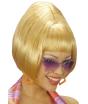 Peruca loira feminina dos anos 70
