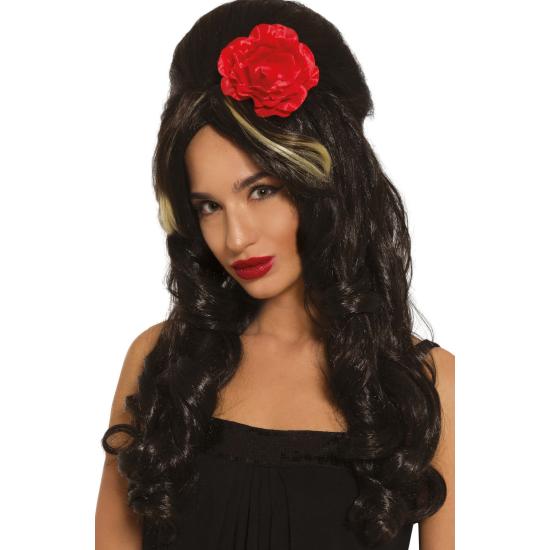 Peruca de fantasia de Amy Winehouse