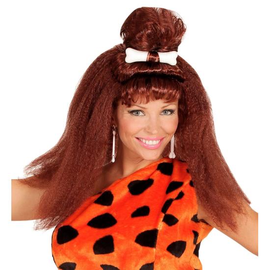 Peruca unissex de fantasia de homem das cavernas Peruca unissex de fantasia de homem das cavernas