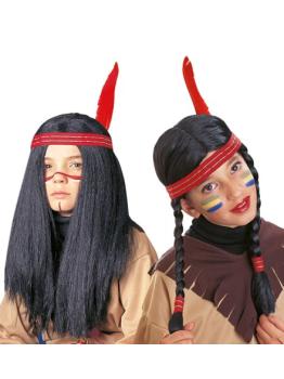 Peruca infantil indiana