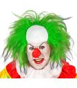 Peruca de palhaço careca com cabelo verde - Fantasia de palhaço de circo e terror