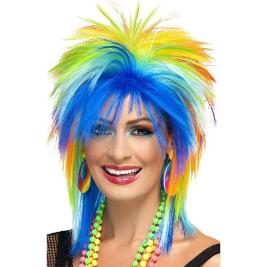 Peluca Punk Arco Iris 80 Peluca Punk Arco Iris 80