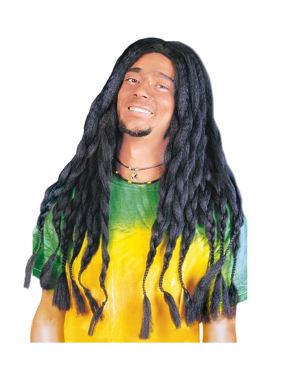 Peruca Dreadlocks Preta Unissex.
