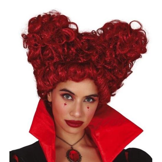 Peruca Rainha de Copas Vermelha