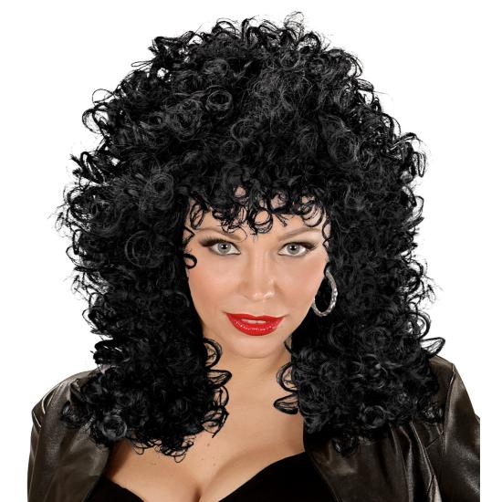 Peruca encaracolada estilo anos 80 Peruca encaracolada estilo anos 80