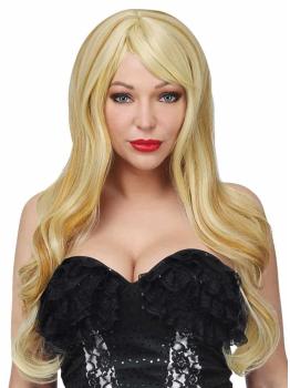 Versão cosplay de peruca longa loira.