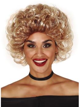 Sandy Blonde Peruca Graxa Filme Econômico