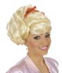 Peruca loira arenosa da Grease.